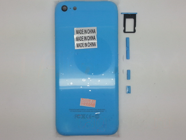 Задняя крышка для iPhone 5C (синий), ориг
