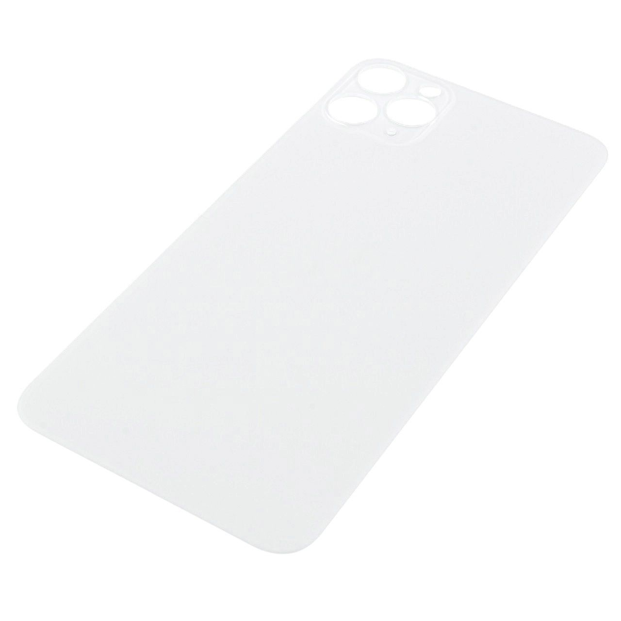 Задняя крышка для iPhone 11 Pro Max (серебро) с широкими отверстиями, ориг