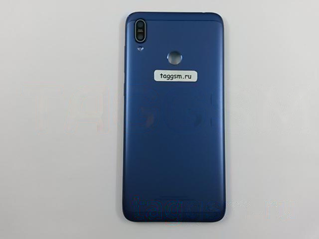 Задняя крышка для Asus Zenfone Max (М2) (ZB633KL) (синий), ориг