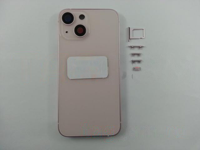 Задняя крышка для iPhone 13 mini (розовый) в сборе, ориг