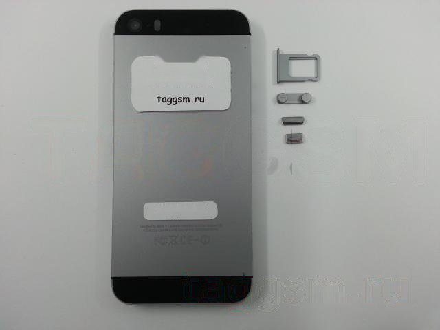 Задняя крышка для iPhone 5S (серебро) A