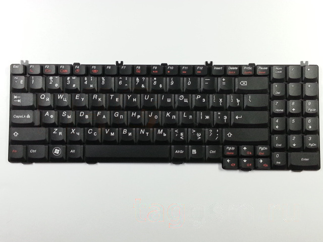 Клавиатура для ноутбука Lenovo G550 / G555 / G550M / G550S / G555AX / G550AX / B550 / B560 / V560 (черный)