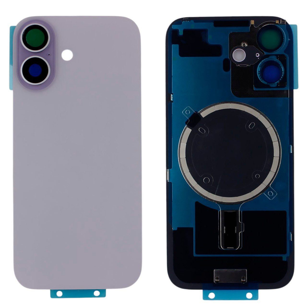 Задняя крышка для iPhone 17 (лаванда) в сборе, ориг