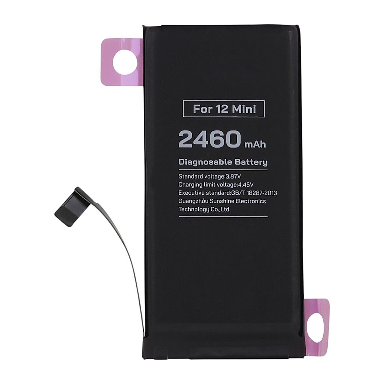 АКБ для iPhone 12 mini, (Diagnosable Battery, без ошибки, повышенной ёмкости), RELIFE
