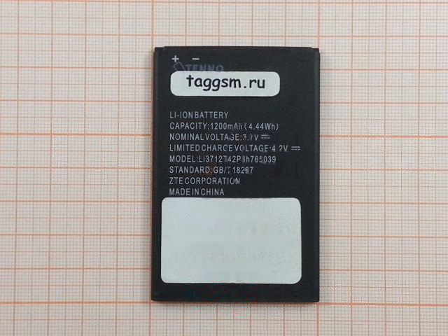 АКБ для ZTE Blade A3 (T220) / A5 / A5 Pro / AF3 / AF5 (Li3712T42P3h765039 / Li3714T42P3h765039) (в коробке), ориг