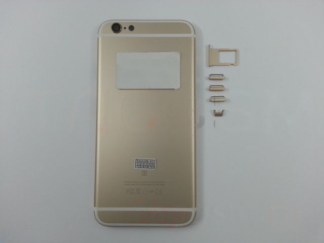 Задняя крышка для iPhone 6S (золото), ориг