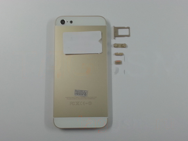 Задняя крышка для iPhone 5 (золото) ААА