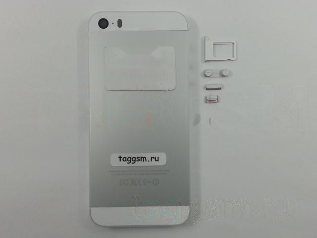 Задняя крышка для iPhone 5S (серебро), ориг