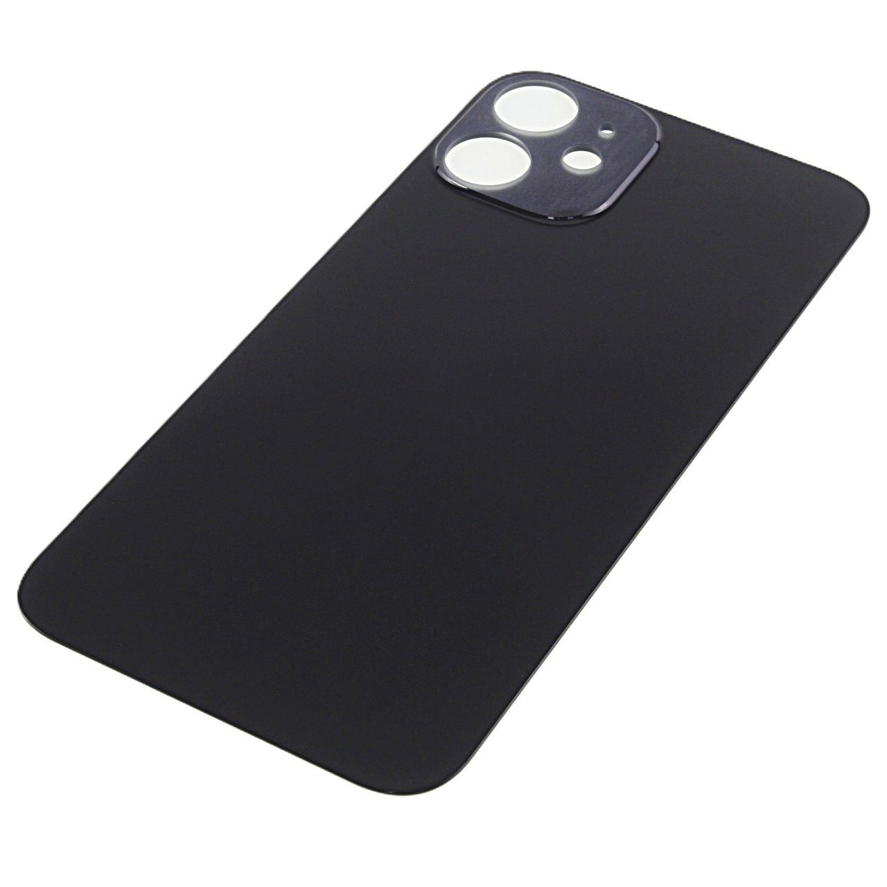 Задняя крышка для iPhone 12 mini (черный) с широкими отверстиями, ориг