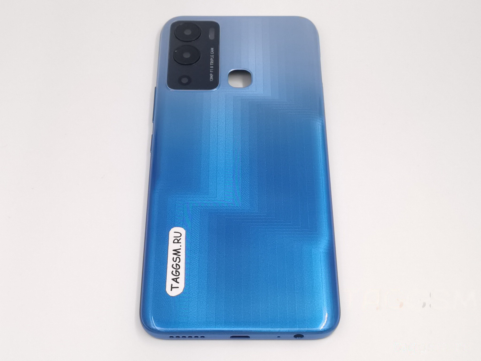 Задняя крышка для Infinix Hot 12i (X665B) (синий)