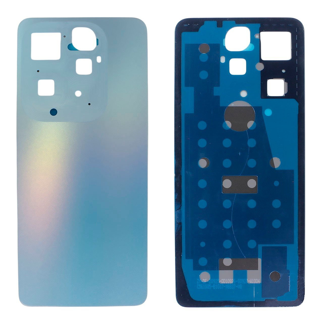 Задняя крышка для Infinix Hot 40 Pro (X6837) (синий)