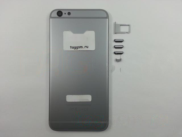 Задняя крышка для iPhone 6 Plus (серый), ориг