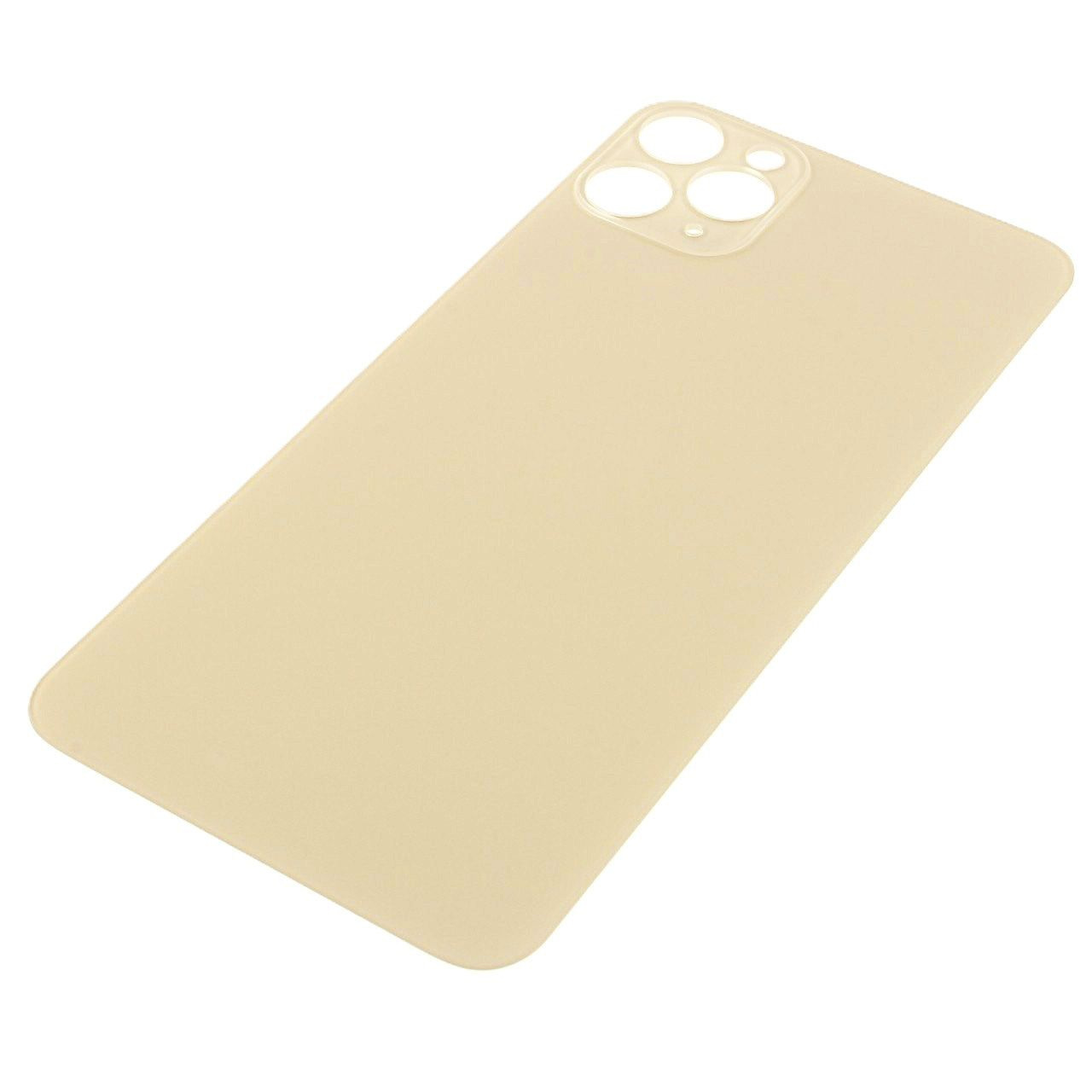 Задняя крышка для iPhone 11 Pro Max (золото) с широкими отверстиями