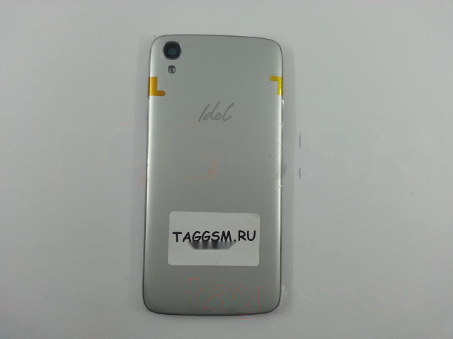 Задняя крышка для Alcatel OT-6039Y Idol 3 (серебро)