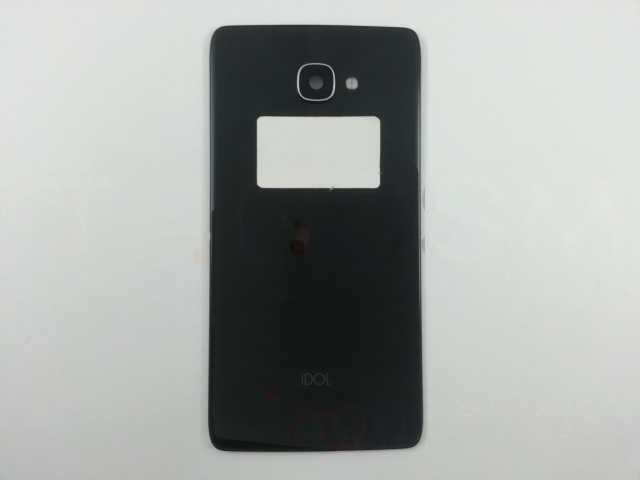 Задняя крышка для Alcatel OT-6070K Idol 4S (черный)