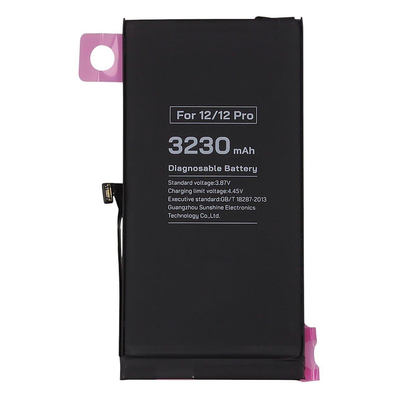 АКБ для iPhone 12 / 12 Pro, (Diagnosable Battery, без ошибки, повышенной ёмкости), RELIFE