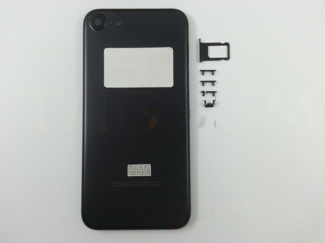 Задняя крышка для iPhone 7 (черный), ориг