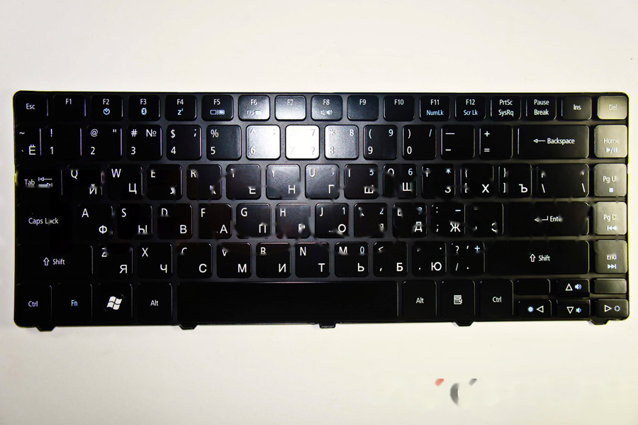 Клавиатура для ноутбука Acer Aspire Timeline 3410 / 3410T / 3410G / 4741 / 3810 / 3810T / 3810TZ / 3810TZG / 4251 / 4540 / 4540G / 4551 / 4551G / 4253 / 4253g / 4741 / 4741G / 4741Z / 3750 / 4741ZG / 4535 / 4535G / 4736 / 4736G / 4736Z / 4736ZG / 4738 / 4738G / 4738Z / 4738ZG / 4235 / 4240 / 4535 / 4540 / 4736 / 4740G