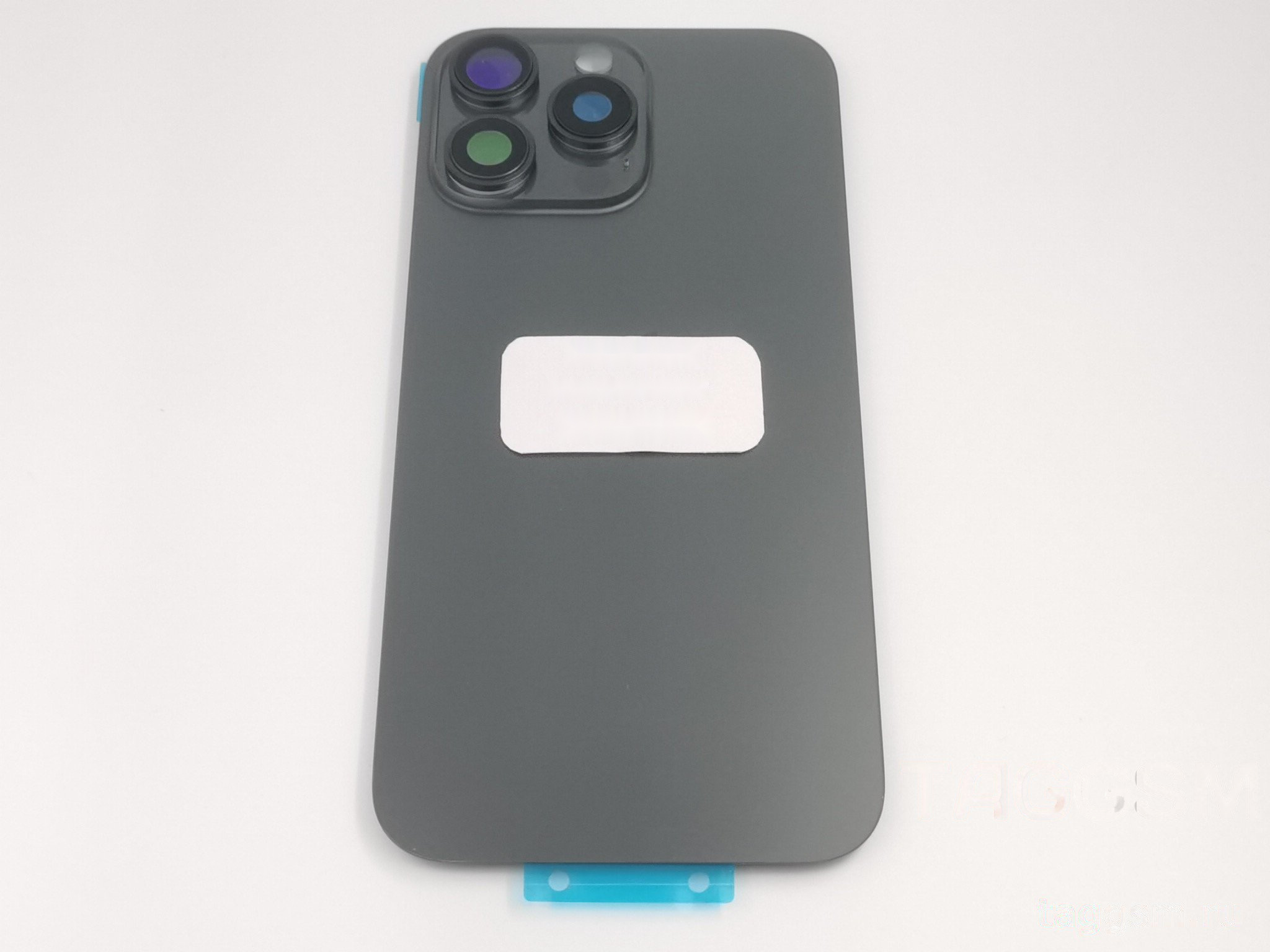 Задняя крышка для iPhone 16 Pro Max (черный титан) в сборе, ориг