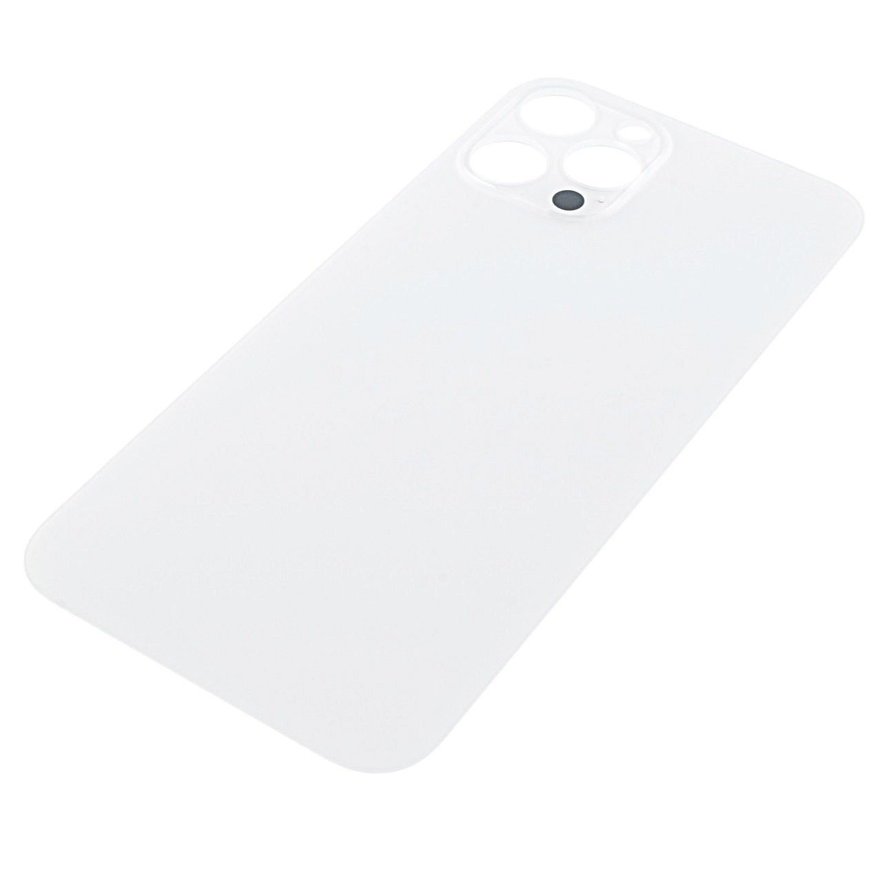 Задняя крышка для iPhone 12 Pro Max (серебро) с широкими отверстиями, ориг