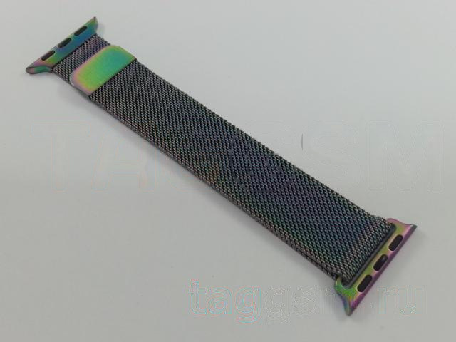 Ремешок для Apple Watch 38mm / 40mm / 41mm (металл, хамелеон)