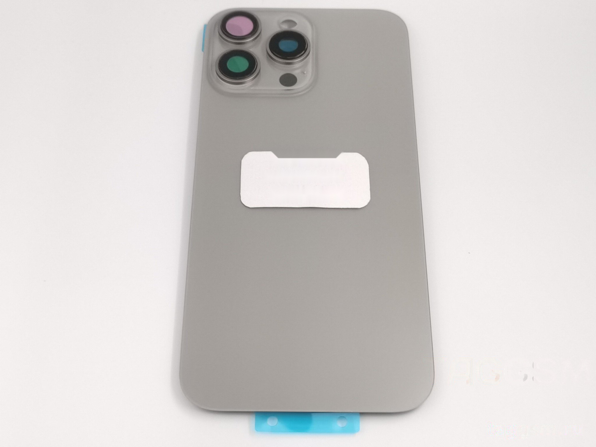 Задняя крышка для iPhone 16 Pro Max (натуральный титан) в сборе, ориг