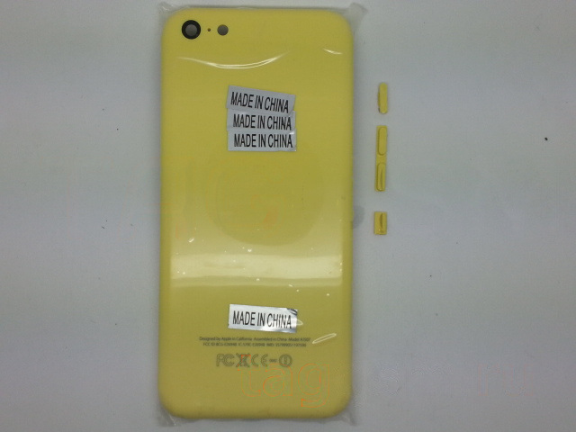 Задняя крышка для iPhone 5C (желтый), ориг