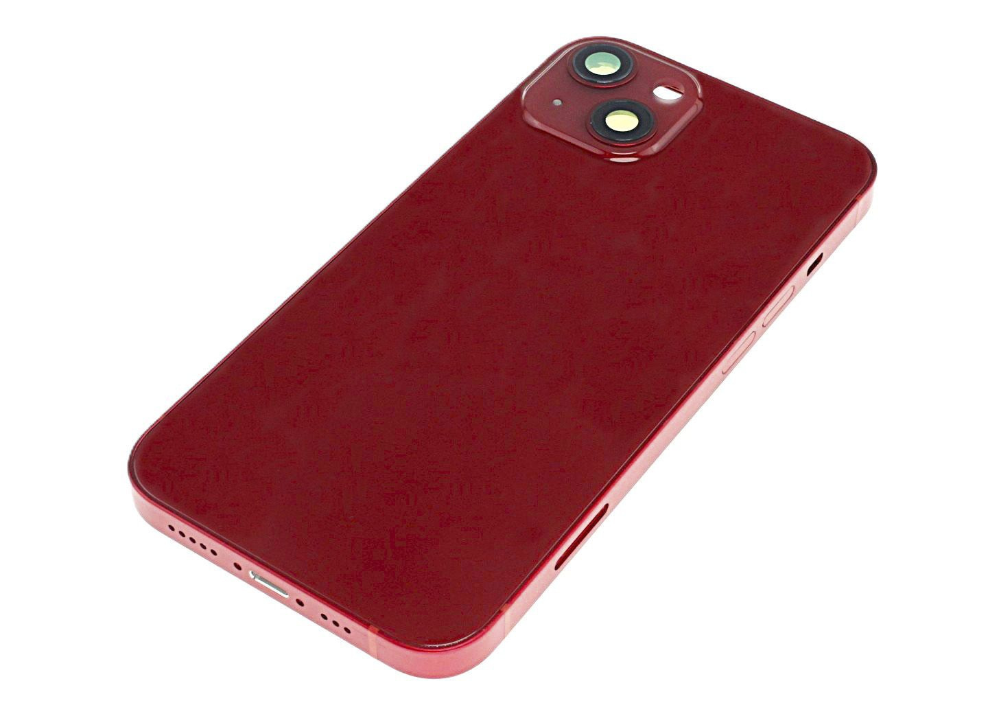 Задняя крышка для iPhone 13 (красный) в сборе, ориг