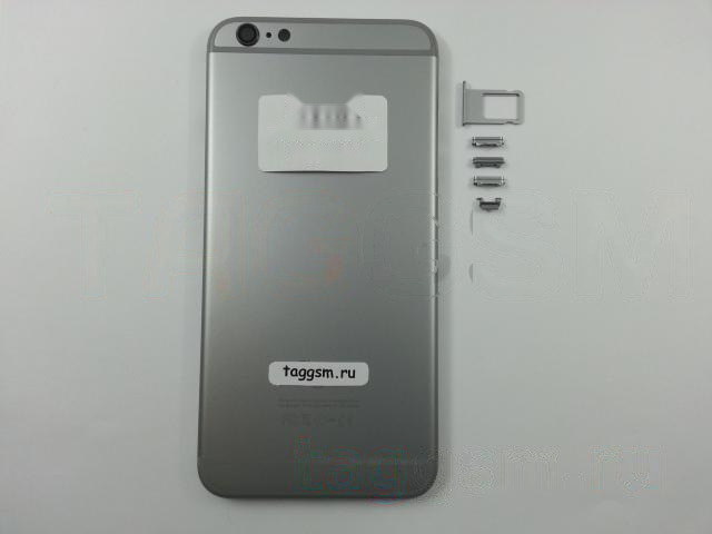 Задняя крышка для iPhone 6S Plus (серый), ориг