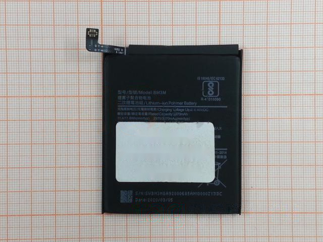 АКБ для Xiaomi Mi 9 SE (BM3M) (в коробке), TN+