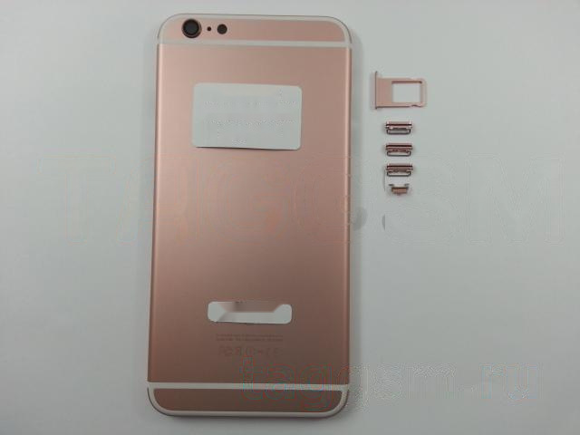 Задняя крышка для iPhone 6S Plus (розовое золото), ориг