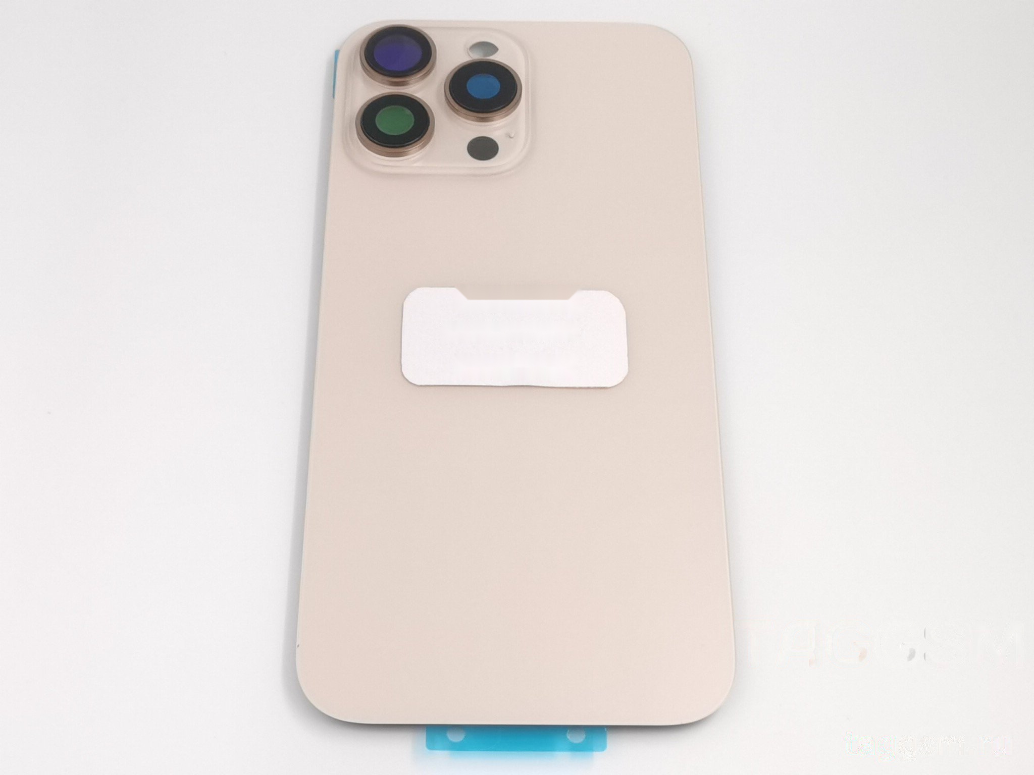 Задняя крышка для iPhone 16 Pro Max (золотой титан) в сборе, ориг