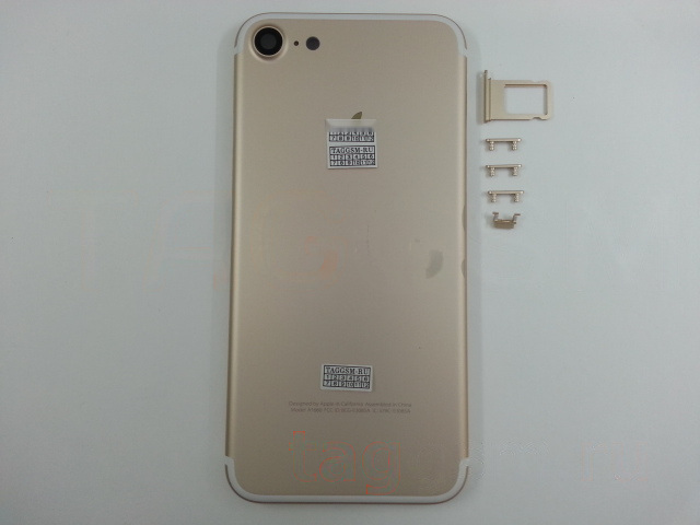 Задняя крышка для iPhone 7 (золото)