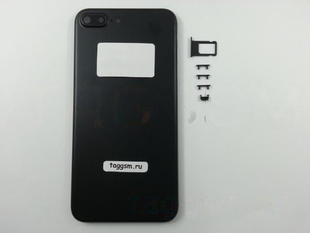 Задняя крышка для iPhone 7 Plus (черный), ориг