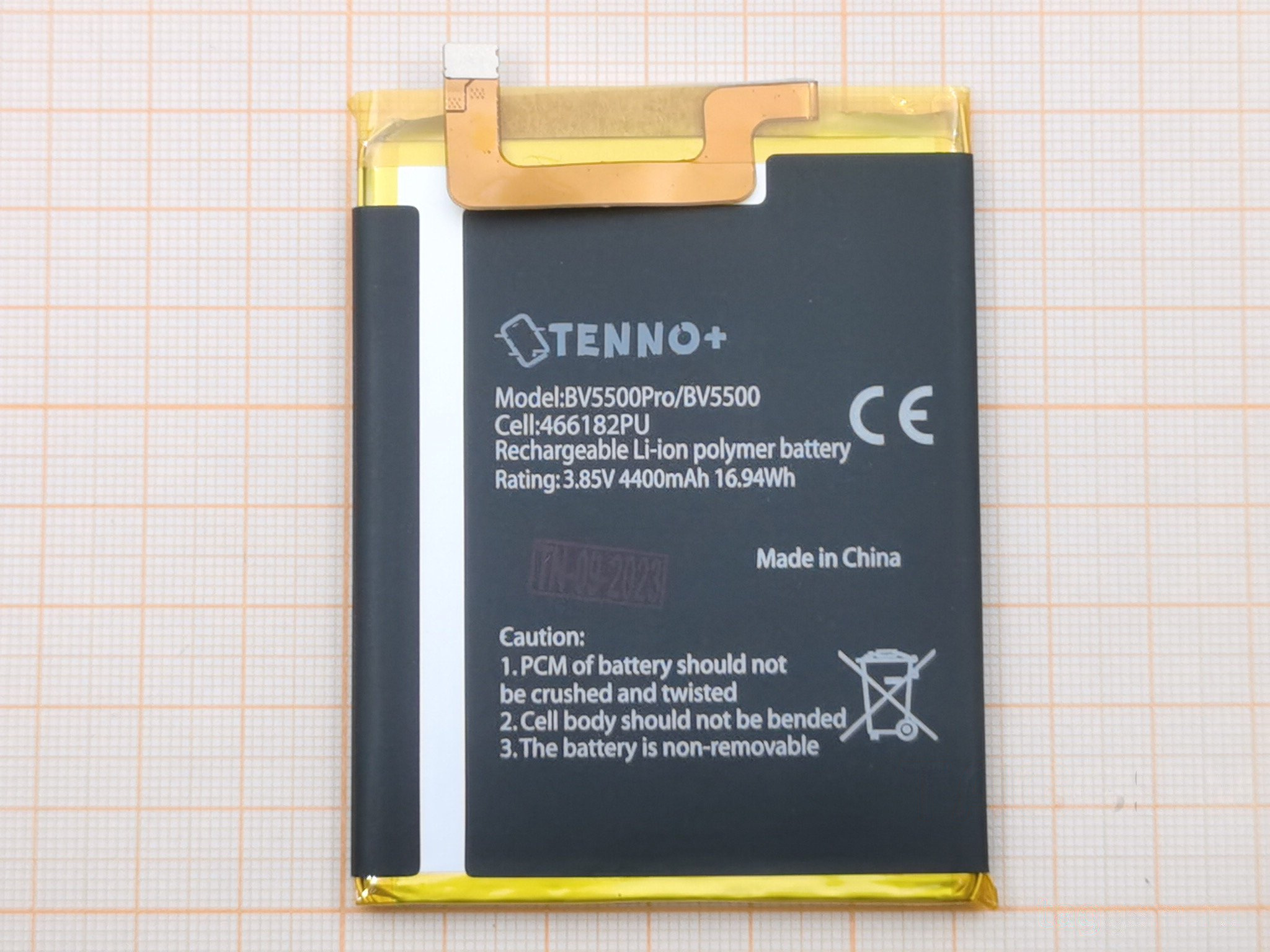 АКБ для Blackview BV5500 / BV5500 Pro (466182PU) (тех,упак), ориг