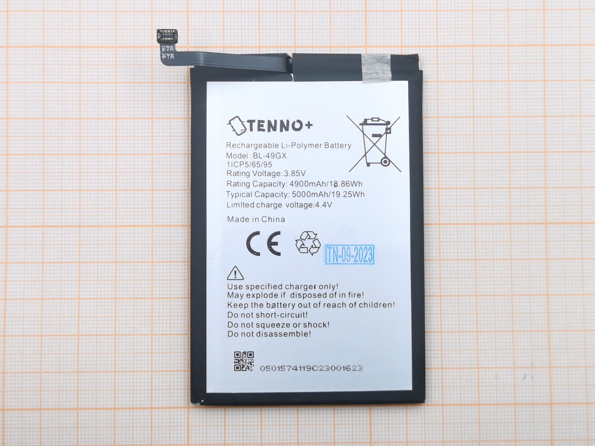 АКБ для Infinix Hot 11S / 12 Pro (BL-49GX) (в коробке), TN+