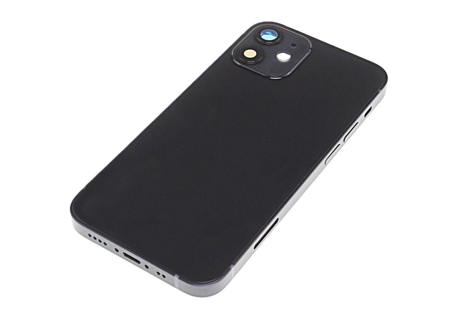Задняя крышка для iPhone 12 mini (черный) в сборе, ориг