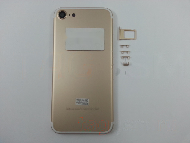Задняя крышка для iPhone 7 (золото), ориг