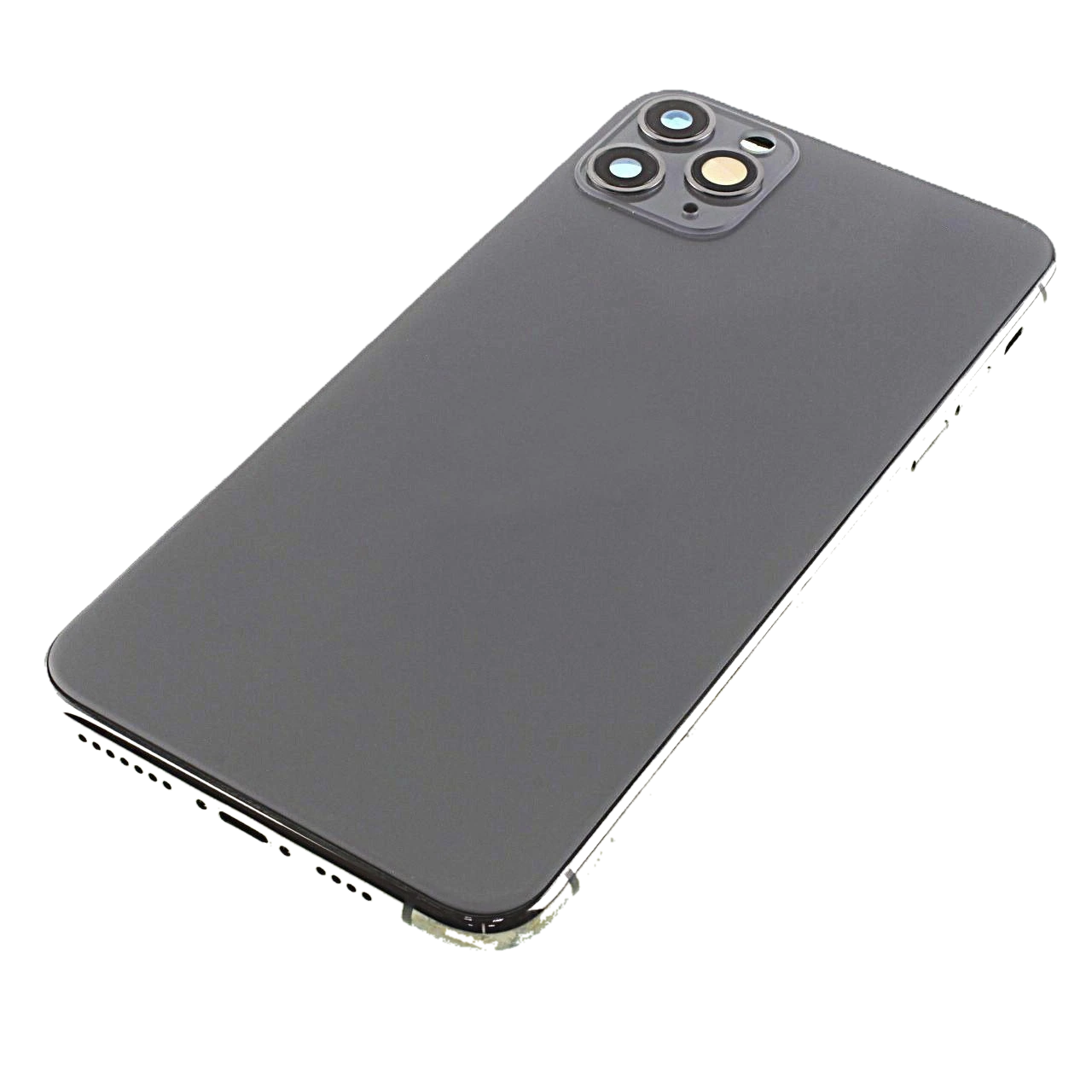 Задняя крышка для iPhone 11 Pro Max (серый) в сборе, ориг