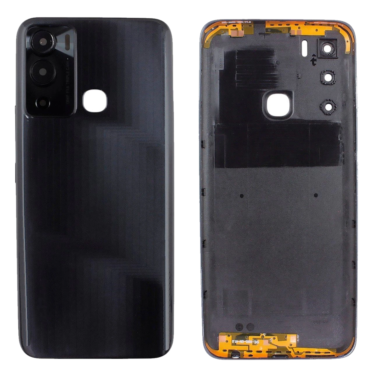 Задняя крышка для Infinix Hot 12i (X665B) (черный)