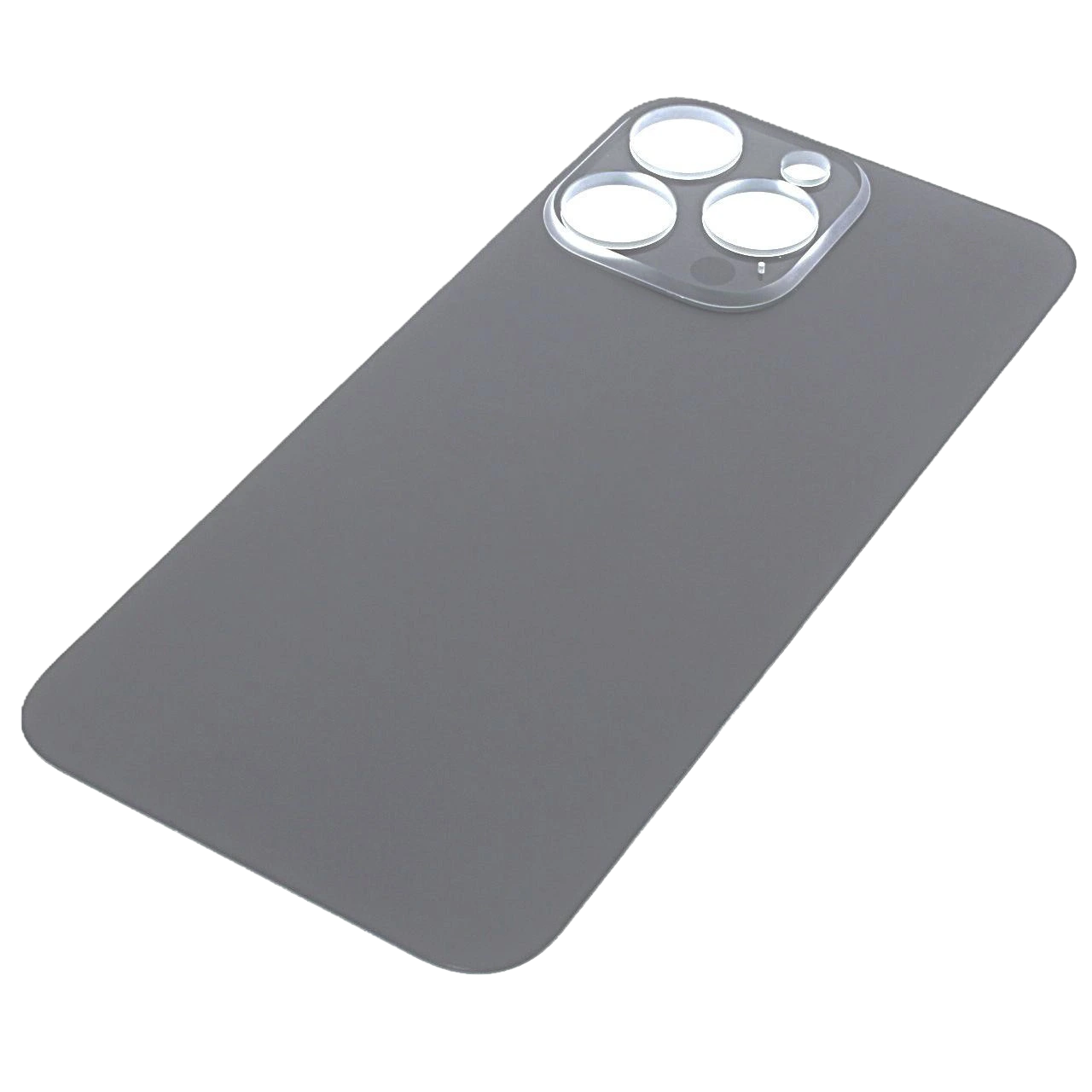 Задняя крышка для iPhone 15 Pro Max (черный) с широкими отверстиями