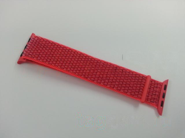Ремешок для Apple Watch 38mm / 40mm (нейлон, каркаде)