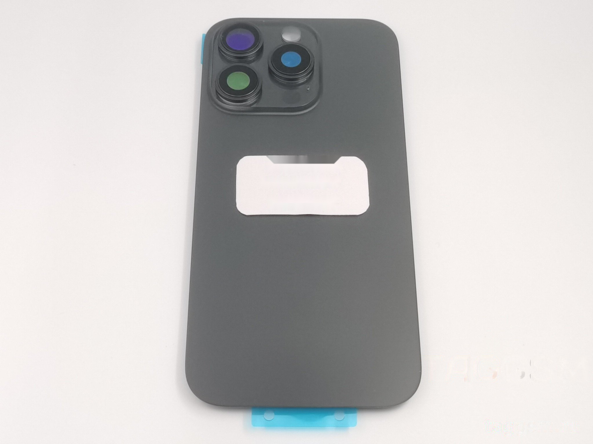 Задняя крышка для iPhone 16 Pro (черный титан) в сборе, ориг