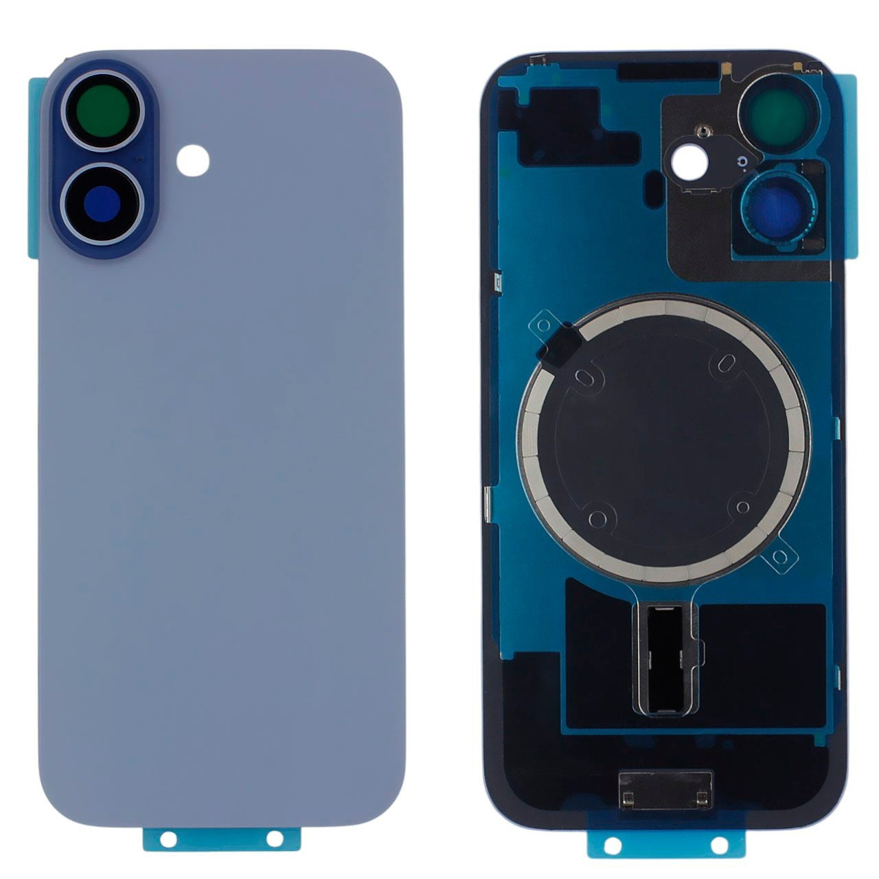 Задняя крышка для iPhone 17 (синий) в сборе, ориг