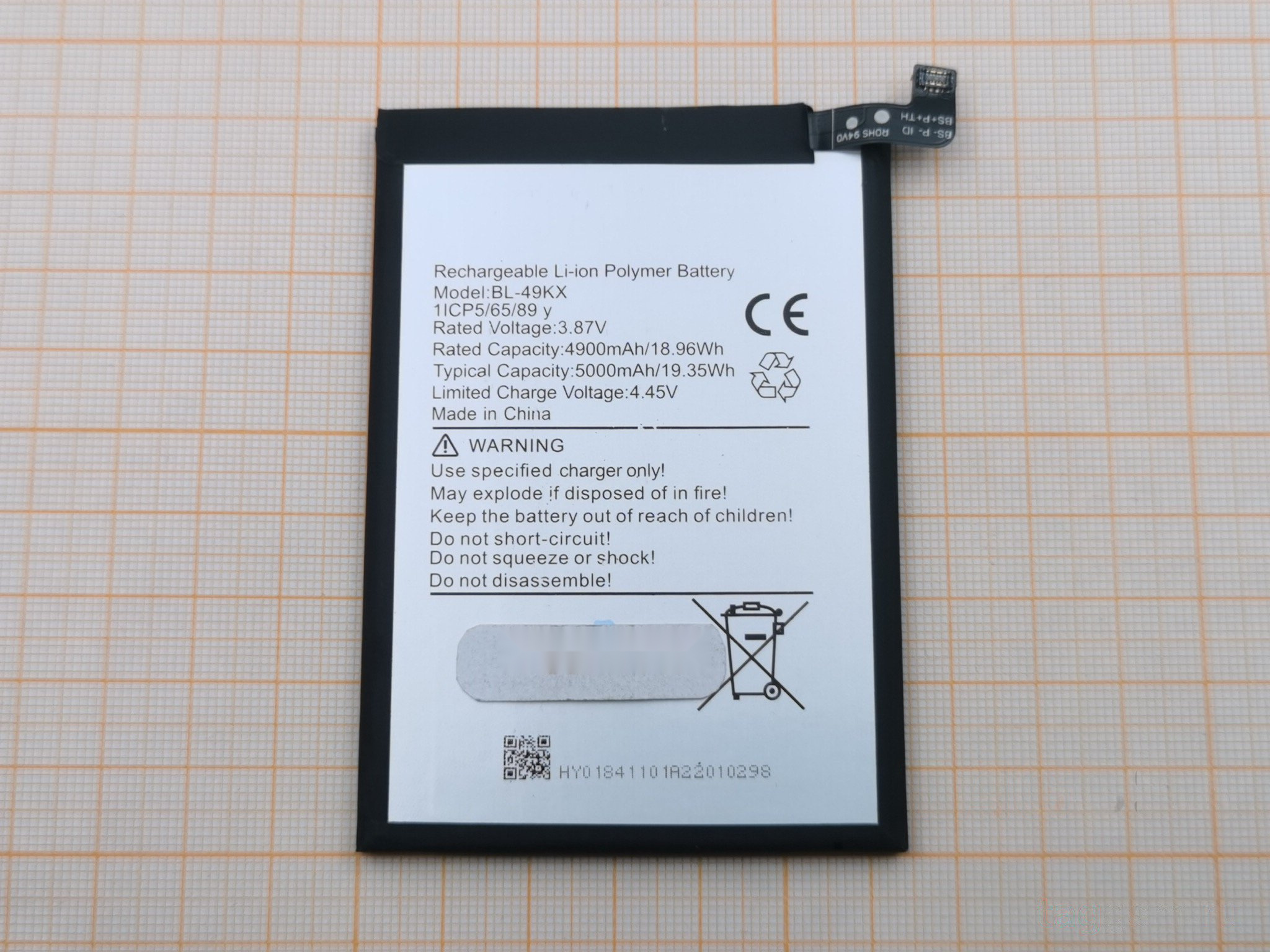 АКБ для Infinix Note 11 / 12 / 12 (2023) (BL-49KX) (тех.упак), ориг