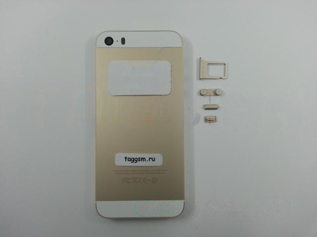 Задняя крышка для iPhone 5S (золото) A