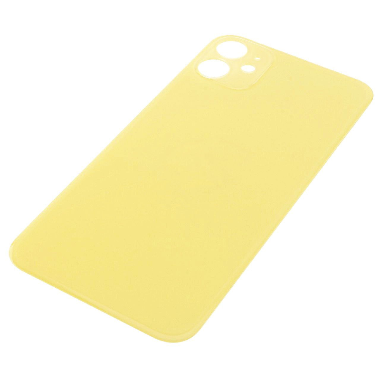 Задняя крышка для iPhone 11 (желтый) с широкими отверстиями, ориг