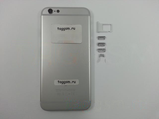 Задняя крышка для iPhone 6S (серебро)