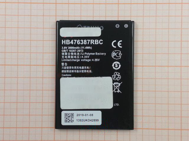 АКБ для Huawei Honor 3X / Ascend G750 (HB476387RBC) (в коробке), ориг