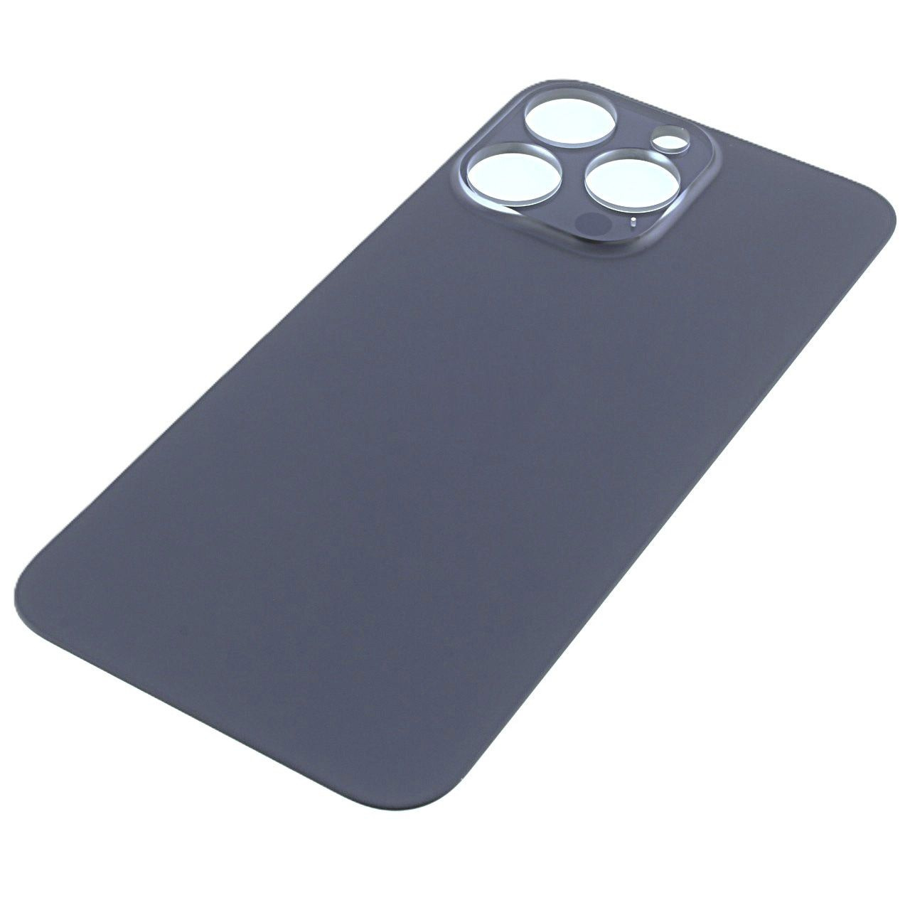 Задняя крышка для iPhone 15 Pro Max (синий) с широкими отверстиями, ориг